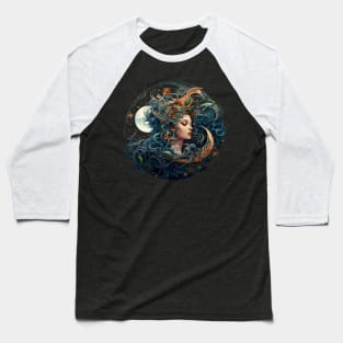 Lunar Goddess Baseball T-Shirt